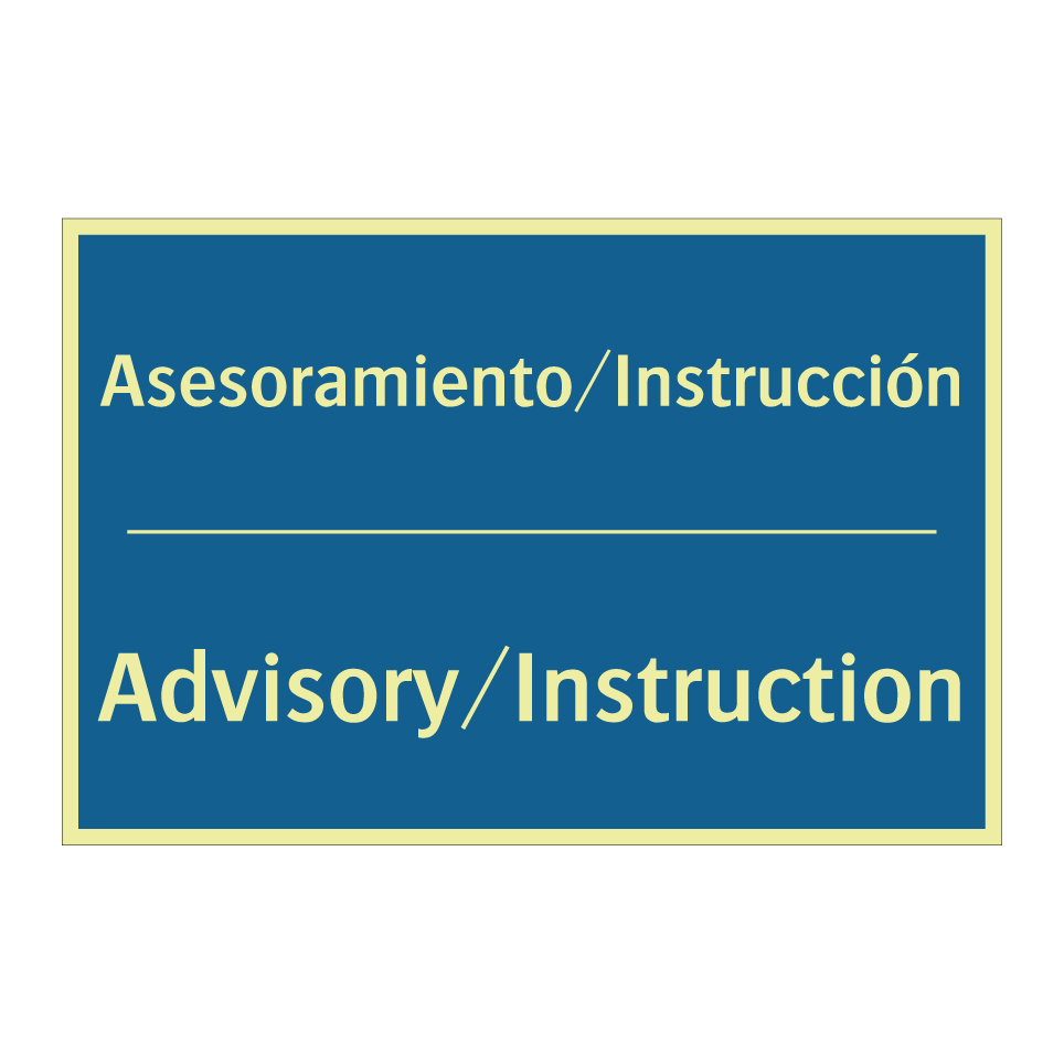 Asesoramiento/Instrucción - Advisory/Instruction