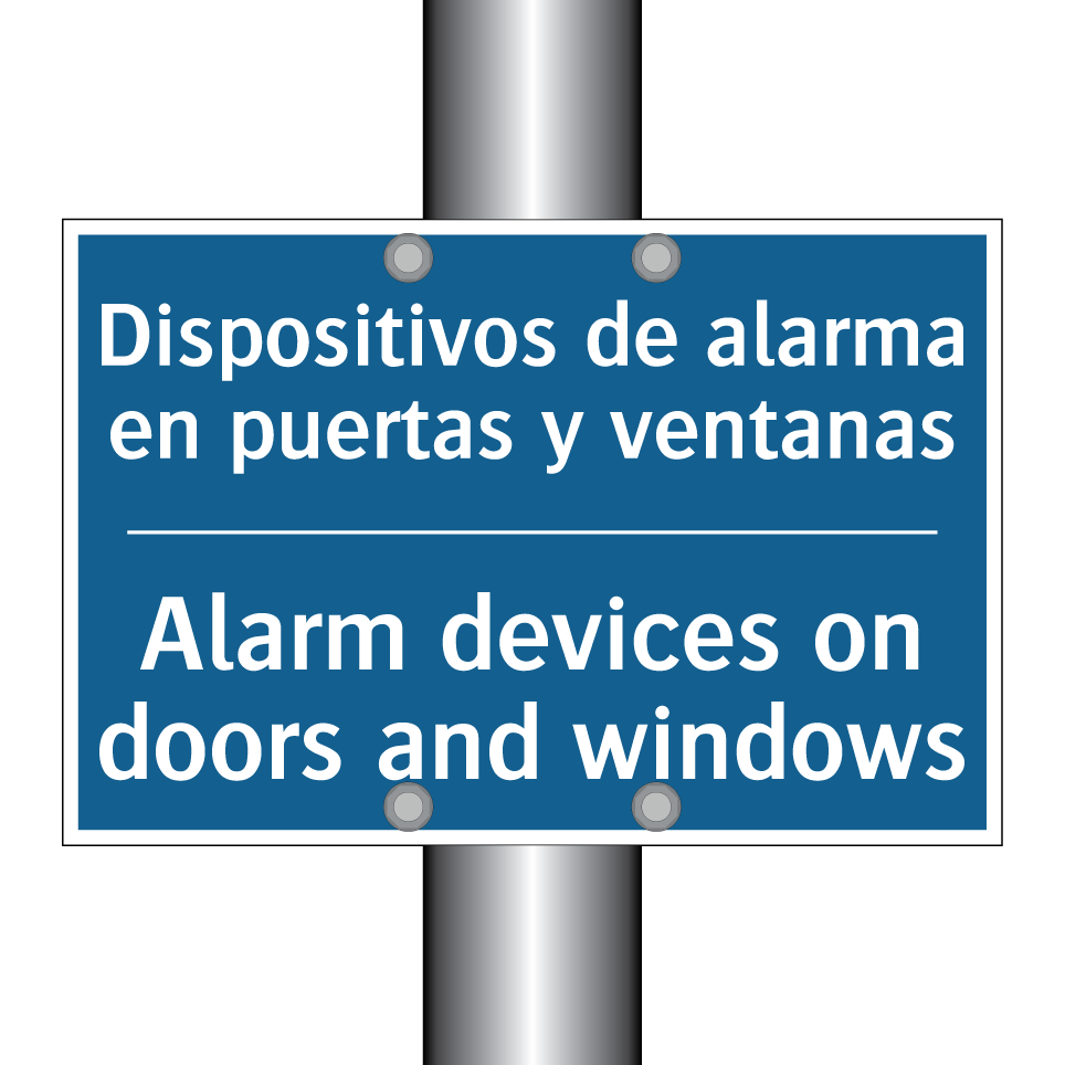Dispositivos de alarma en puertas /.../ - Alarm devices on doors and windows /.../