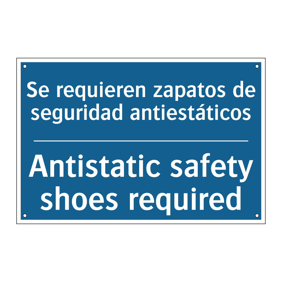 Se requieren zapatos de seguridad /.../ - Antistatic safety shoes required /.../