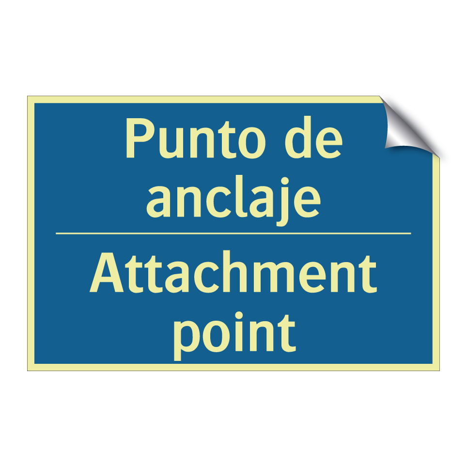 Punto de anclaje - Attachment point