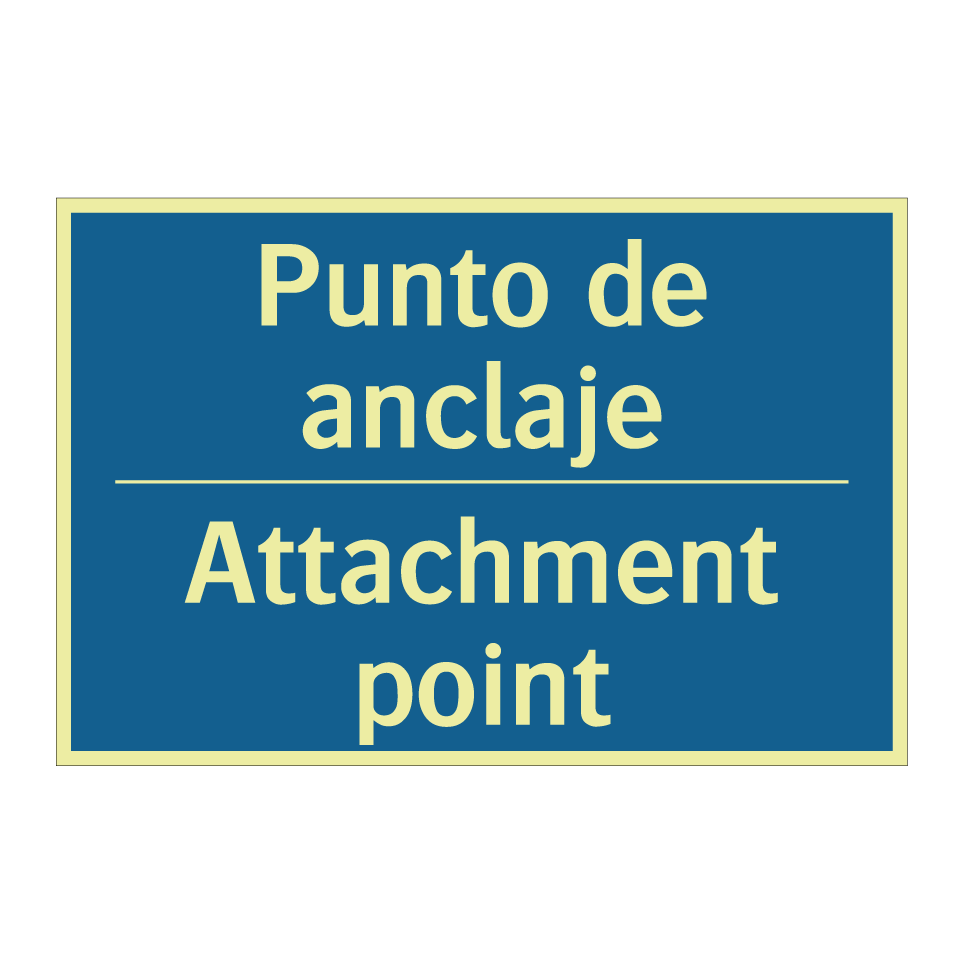 Punto de anclaje - Attachment point