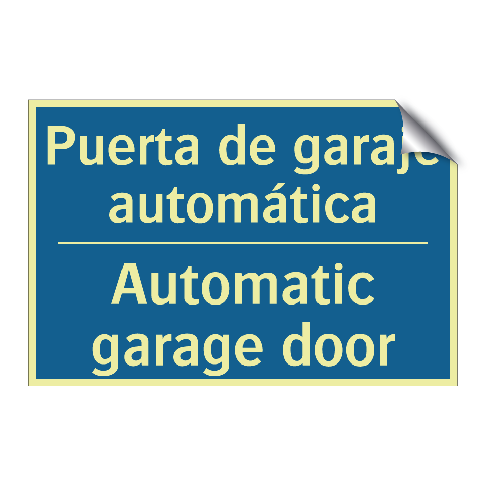 Puerta de garaje automática - Automatic garage door