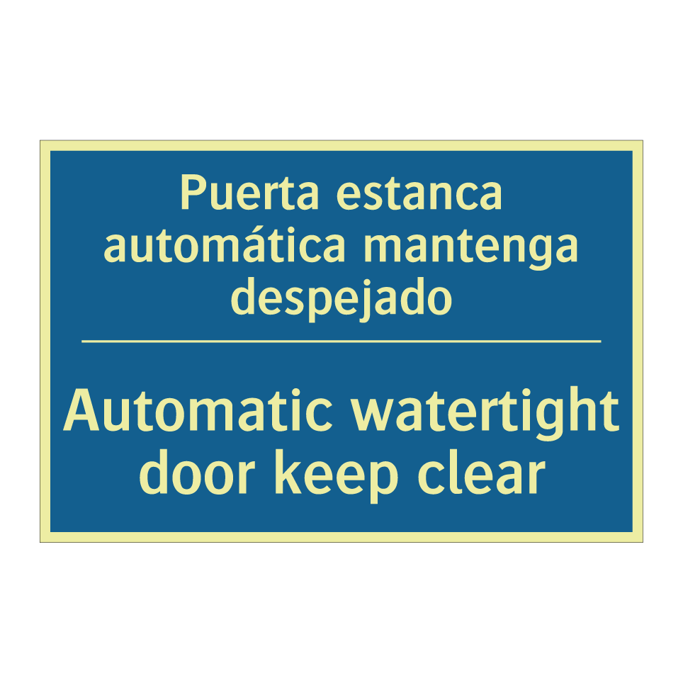 Puerta estanca automática mantenga /.../ - Automatic watertight door keep /.../