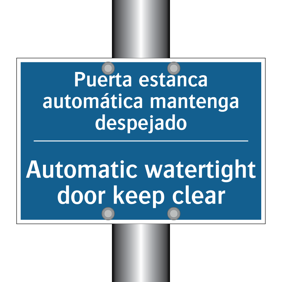 Puerta estanca automática mantenga /.../ - Automatic watertight door keep /.../