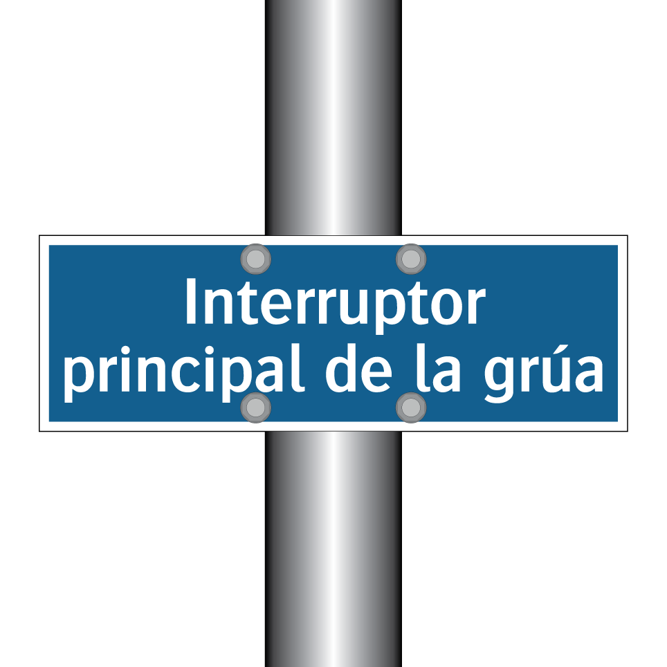 Interruptor principal de la grúa