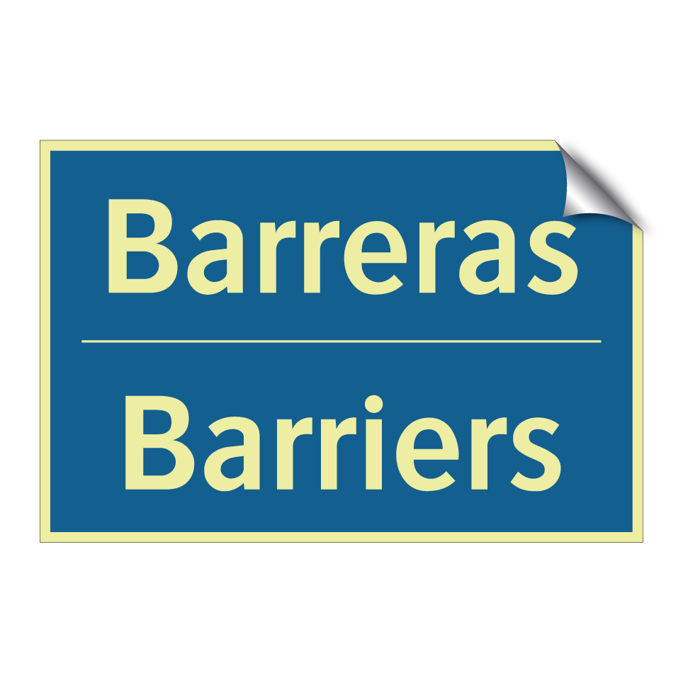Barreras - Barriers