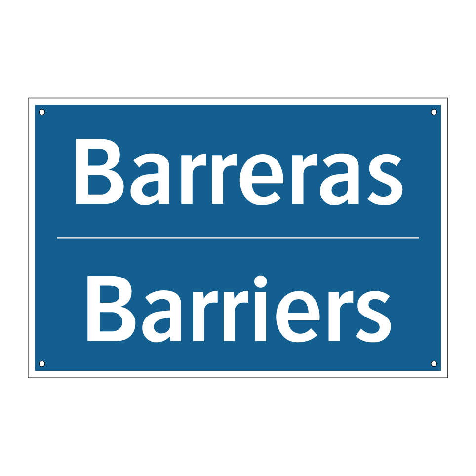 Barreras - Barriers