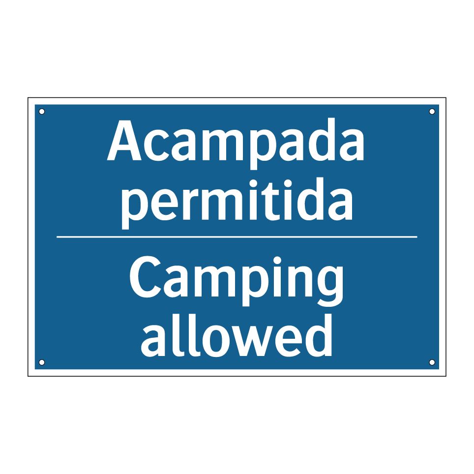 Acampada permitida - Camping allowed