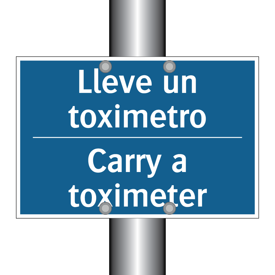 Lleve un toximetro - Carry a toximeter