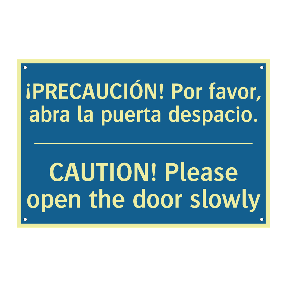 ¡PRECAUCIÓN! Por favor, abra la /.../ - CAUTION! Please open the door /.../