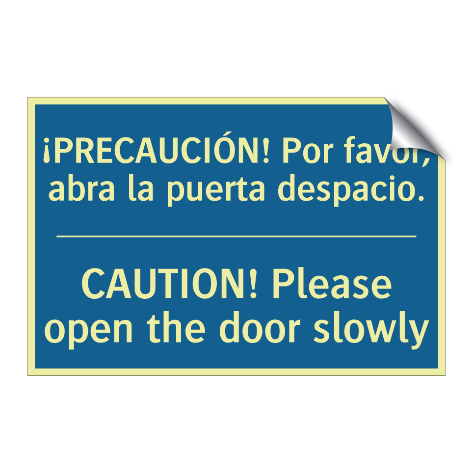 ¡PRECAUCIÓN! Por favor, abra la /.../ - CAUTION! Please open the door /.../