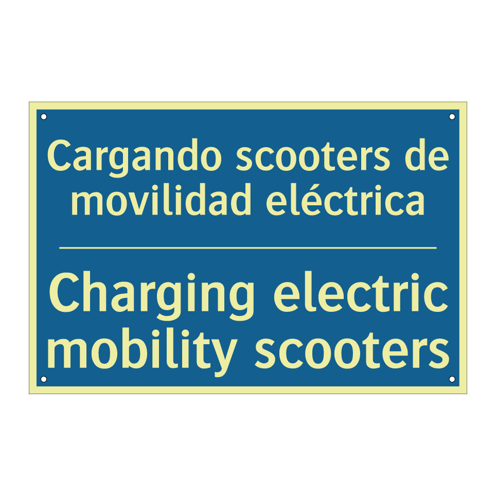 Cargando scooters de movilidad /.../ - Charging electric mobility scooters /.../