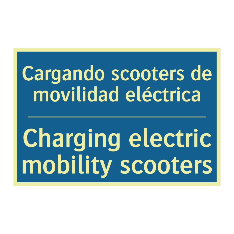 Cargando scooters de movilidad /.../ - Charging electric mobility scooters /.../