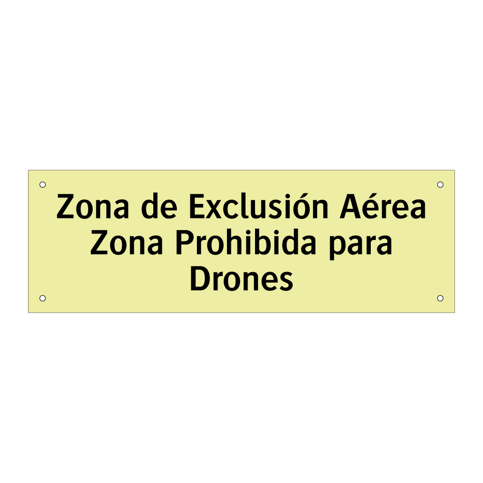 Zona de Exclusión Aérea Zona Prohibida para Drones