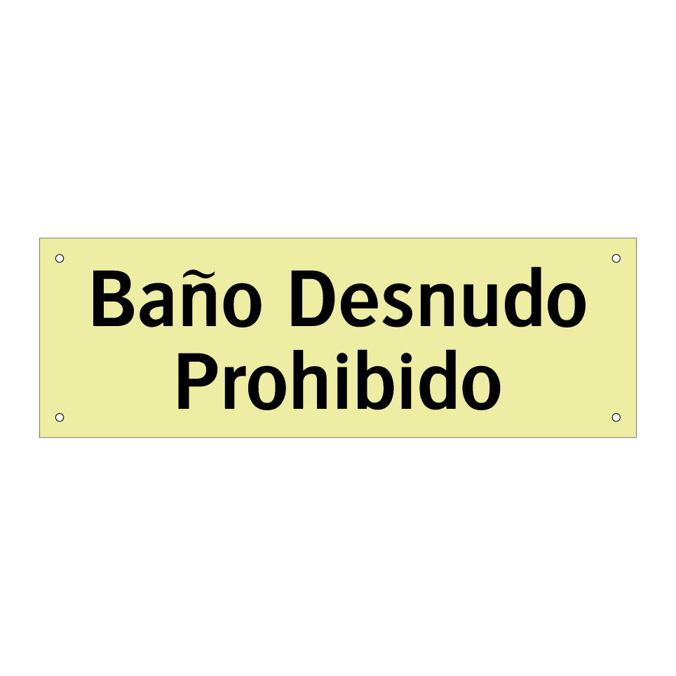 Baño Desnudo Prohibido