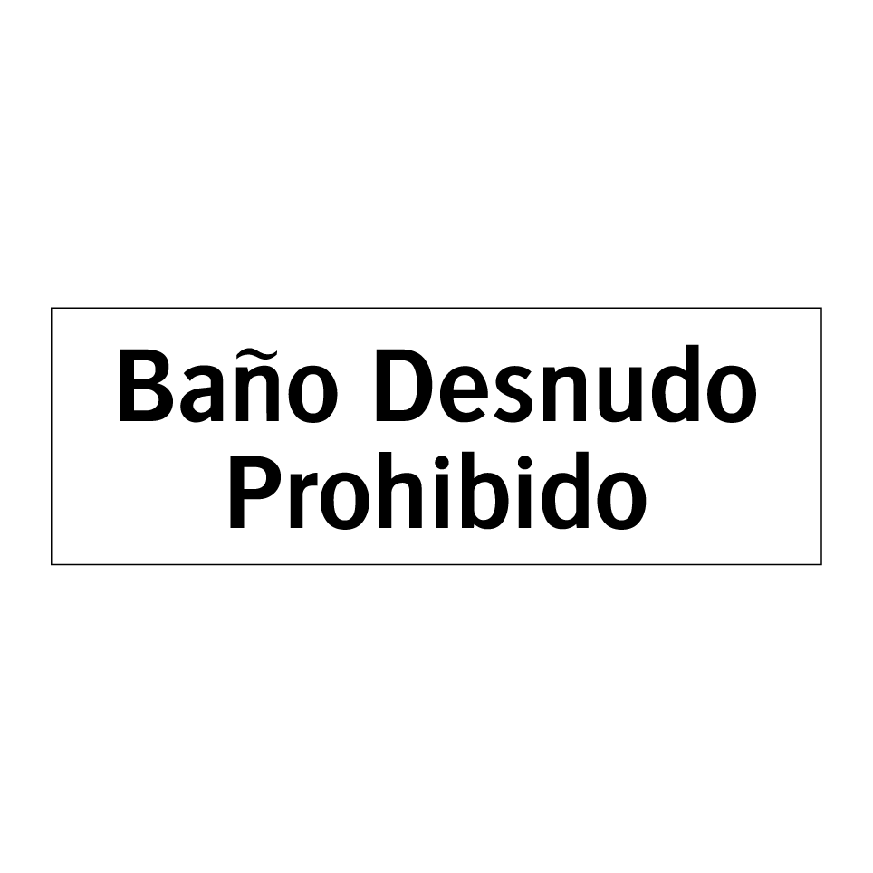 Baño Desnudo Prohibido