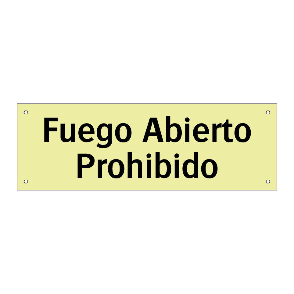 Fuego Abierto Prohibido