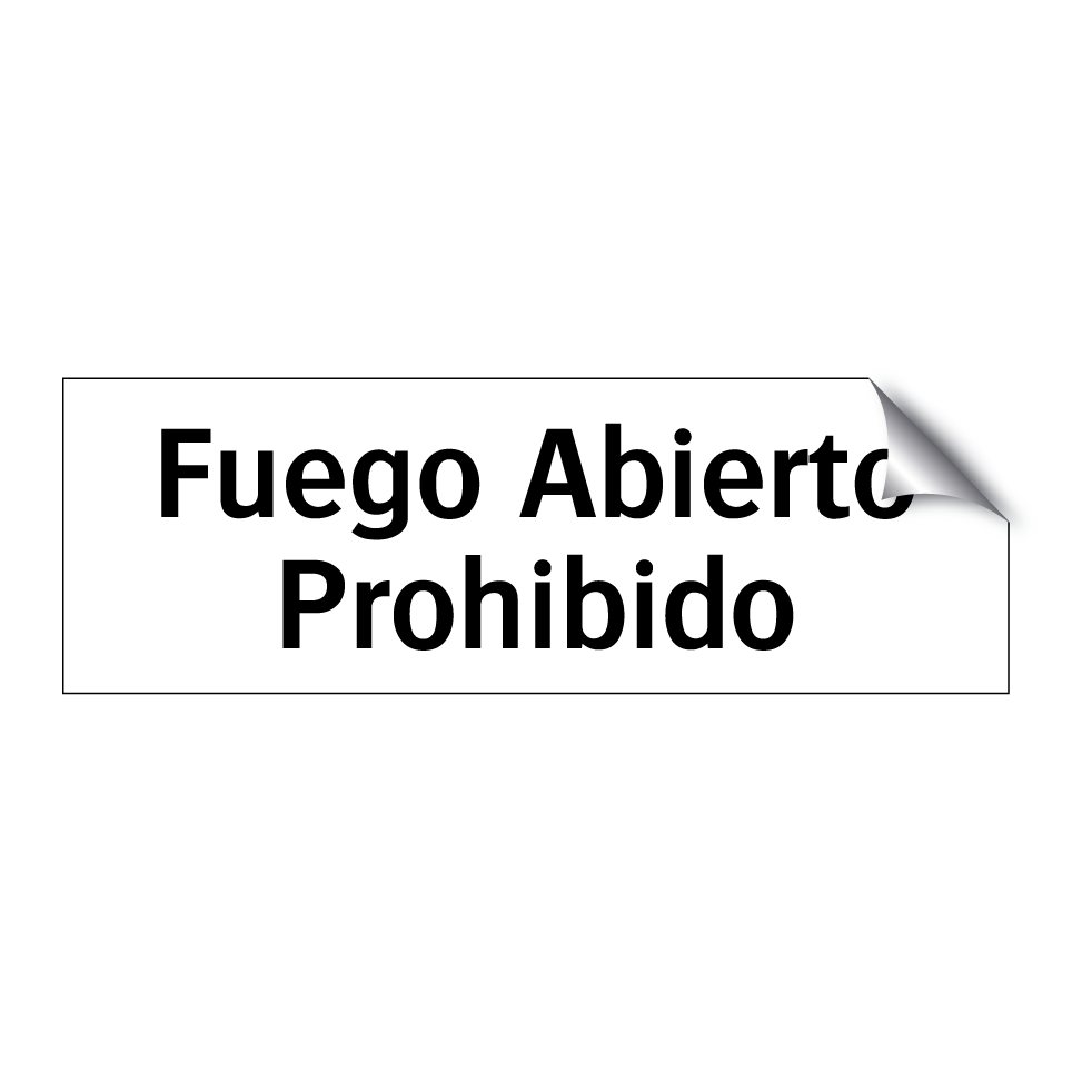 Fuego Abierto Prohibido