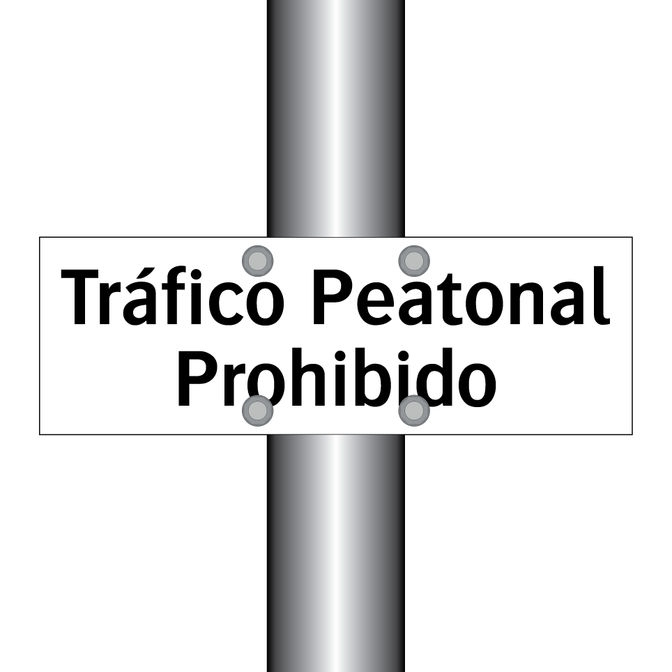 Tráfico Peatonal Prohibido