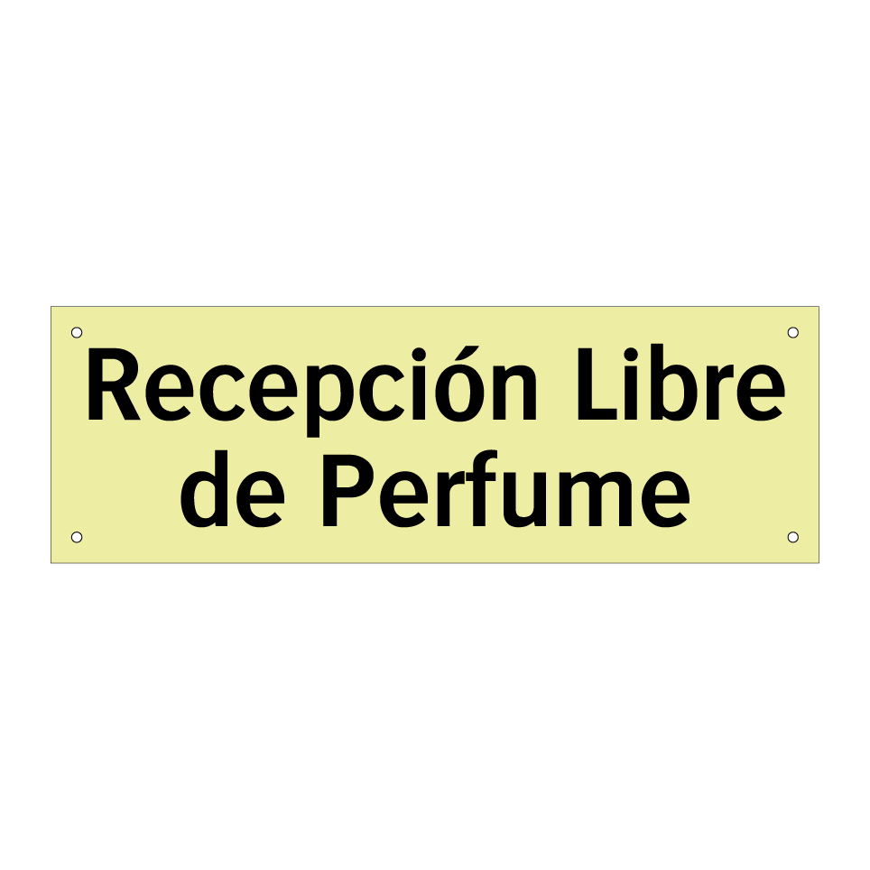 Recepción Libre de Perfume