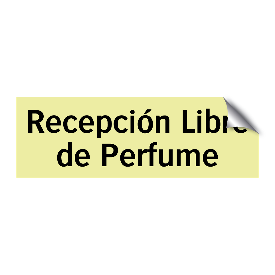 Recepción Libre de Perfume