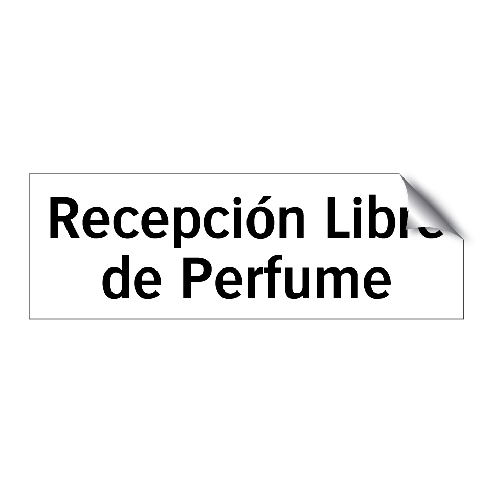 Recepción Libre de Perfume