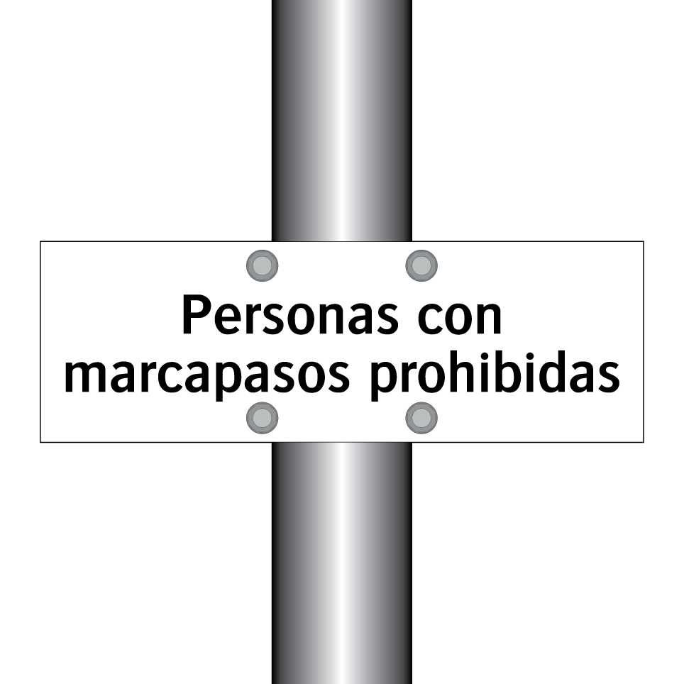 Personas con marcapasos prohibidas
