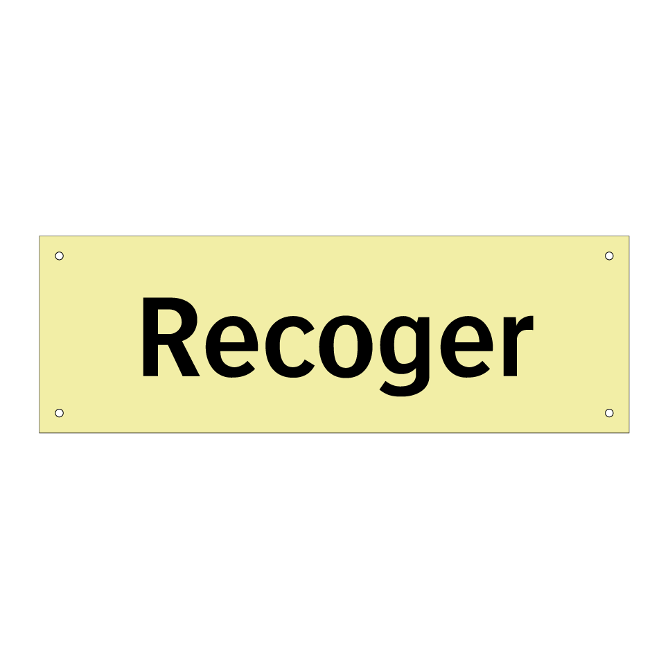 Recoger