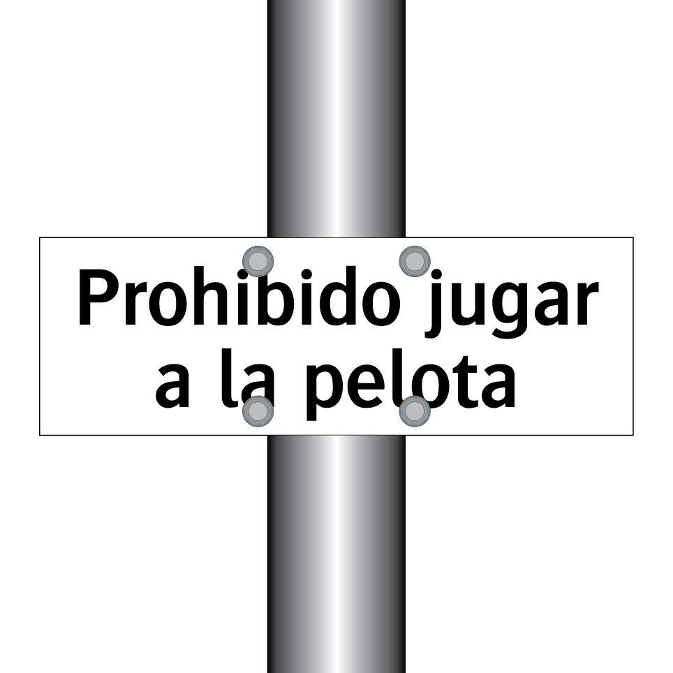 Prohibido jugar a la pelota