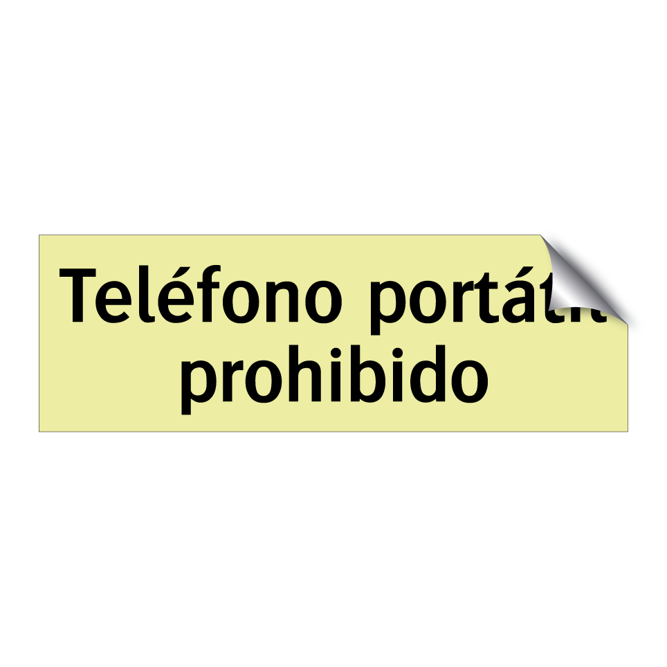Teléfono portátil prohibido