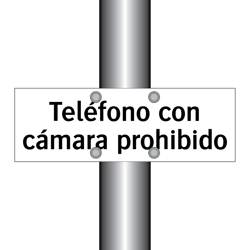 Teléfono con cámara prohibido