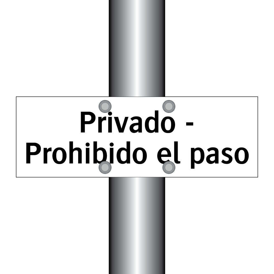 Privado - Prohibido el paso
