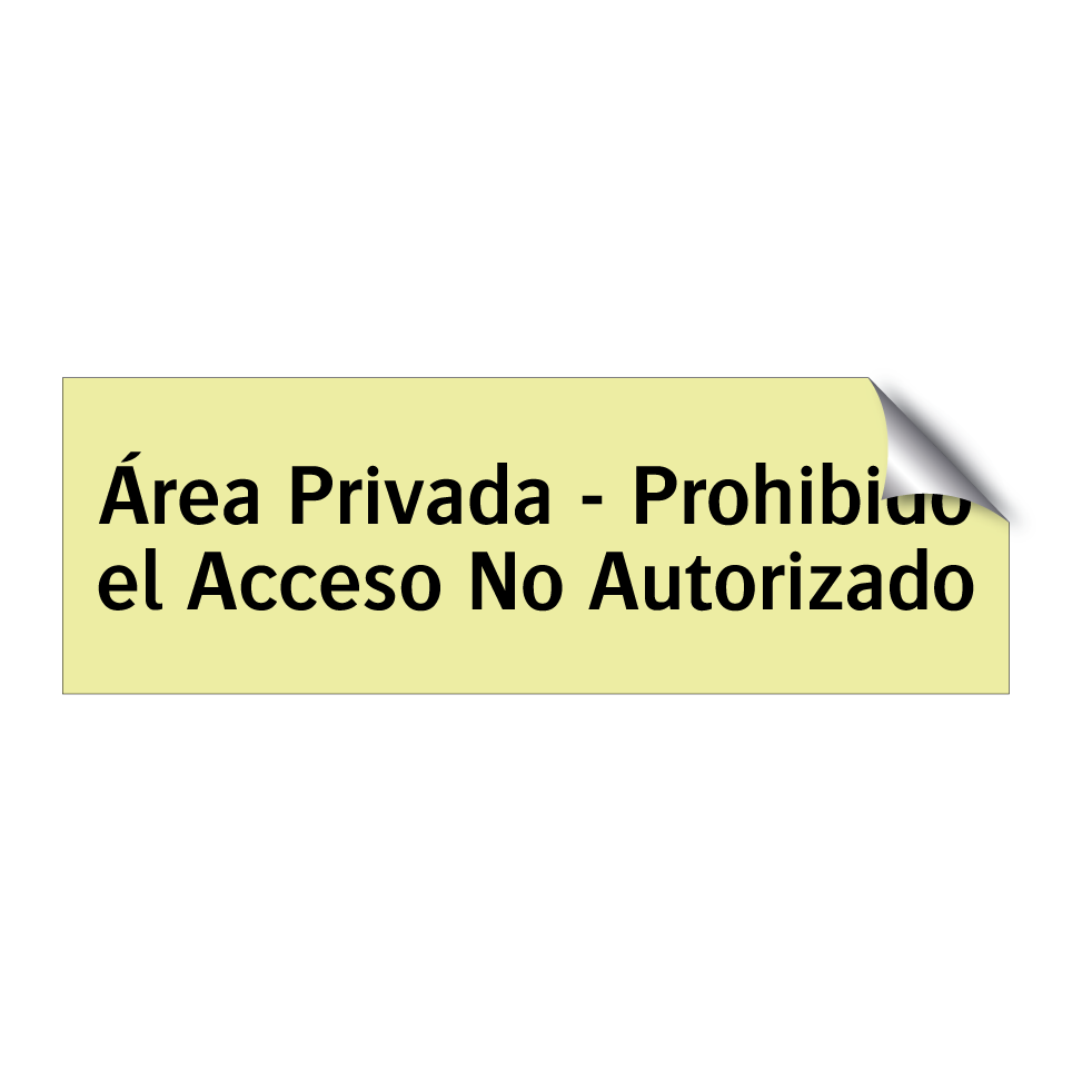 Área Privada - Prohibido el Acceso No Autorizado