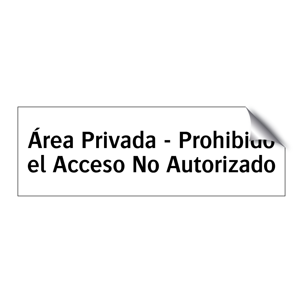 Área Privada - Prohibido el Acceso No Autorizado
