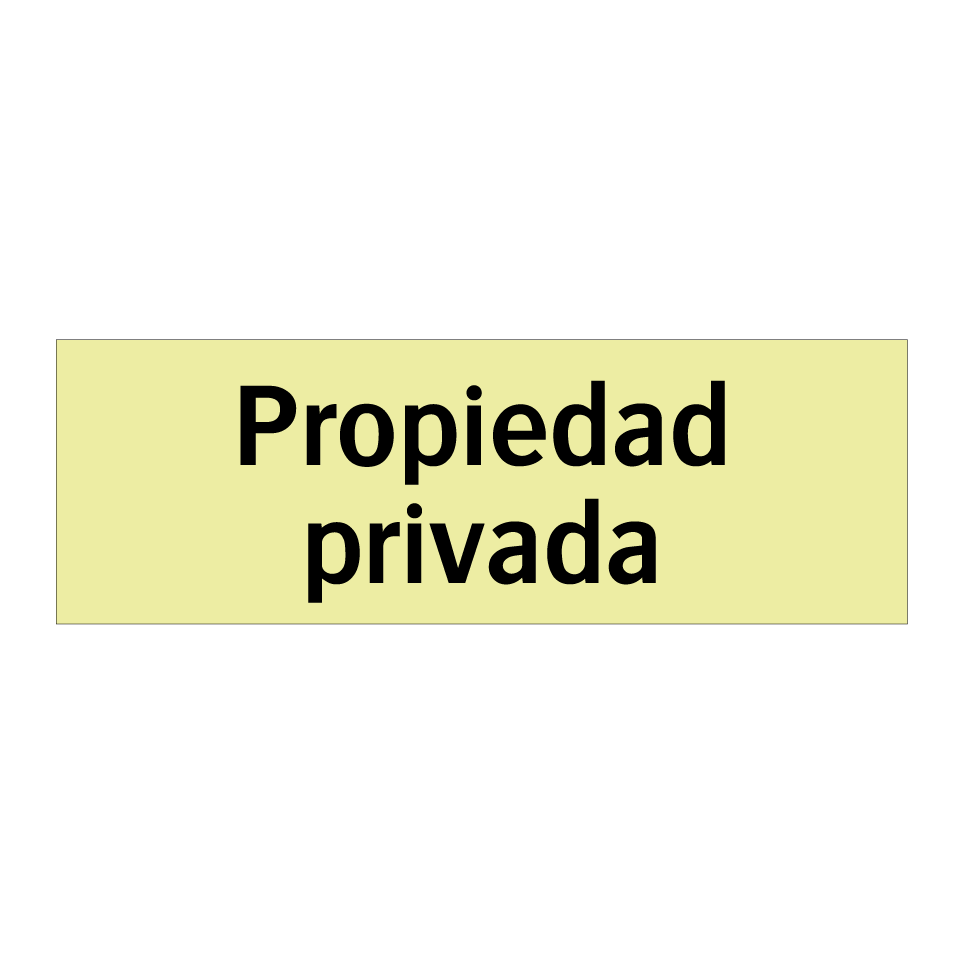 Propiedad privada