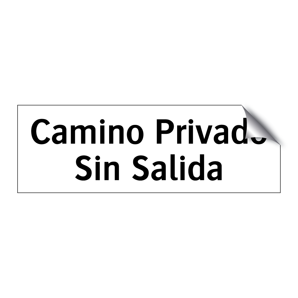 Camino Privado Sin Salida