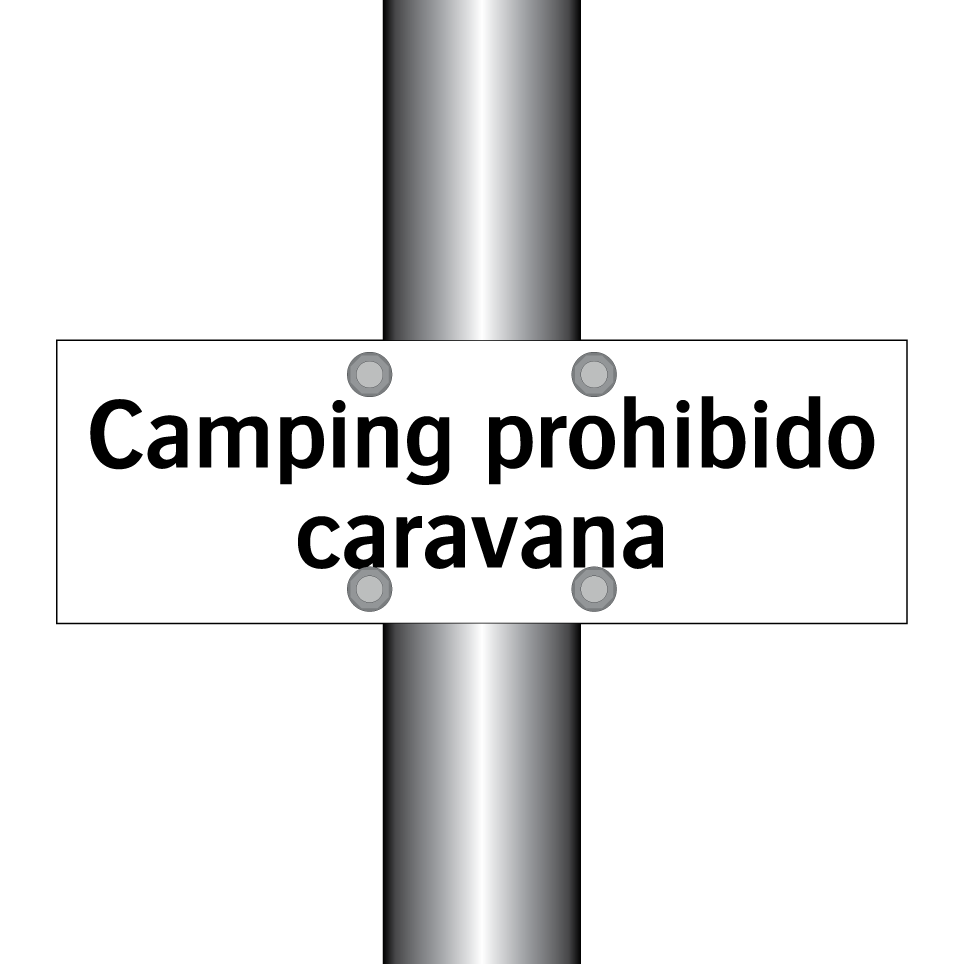 Camping prohibido caravana