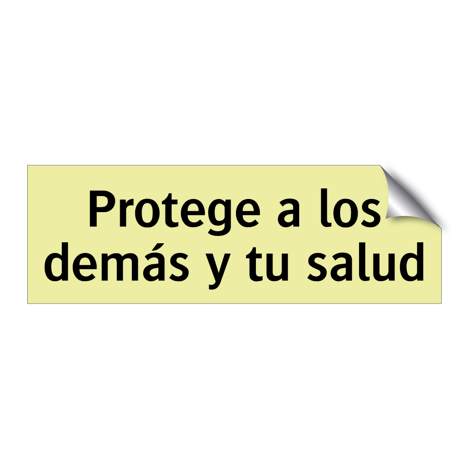 Protege a los demás y tu salud