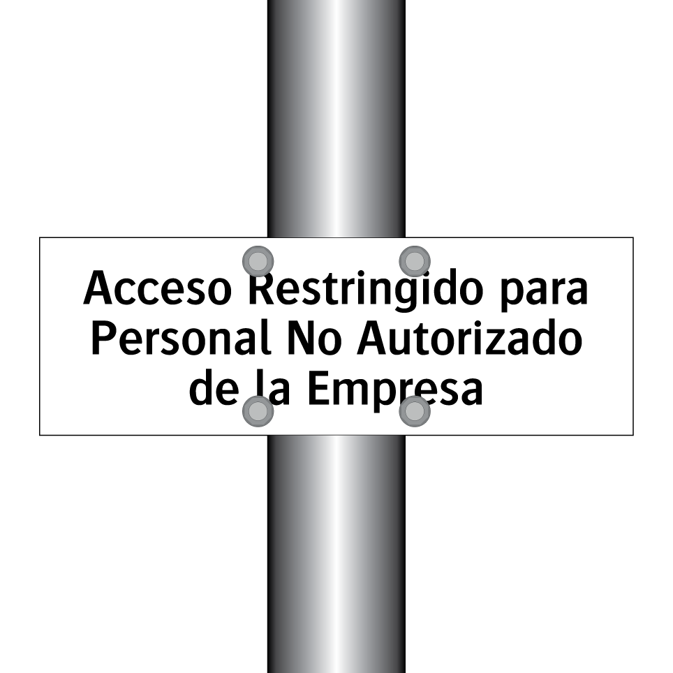 Acceso Restringido para Personal No Autorizado de la Empresa