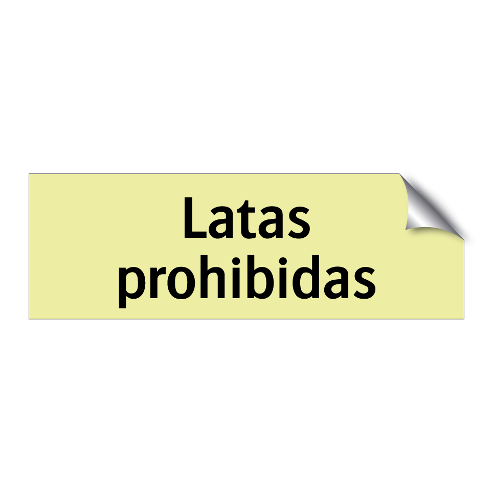 Latas prohibidas