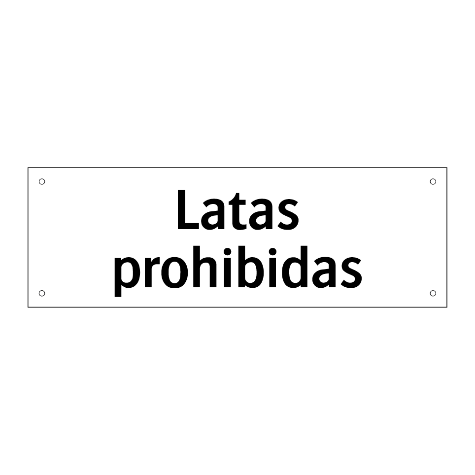 Latas prohibidas