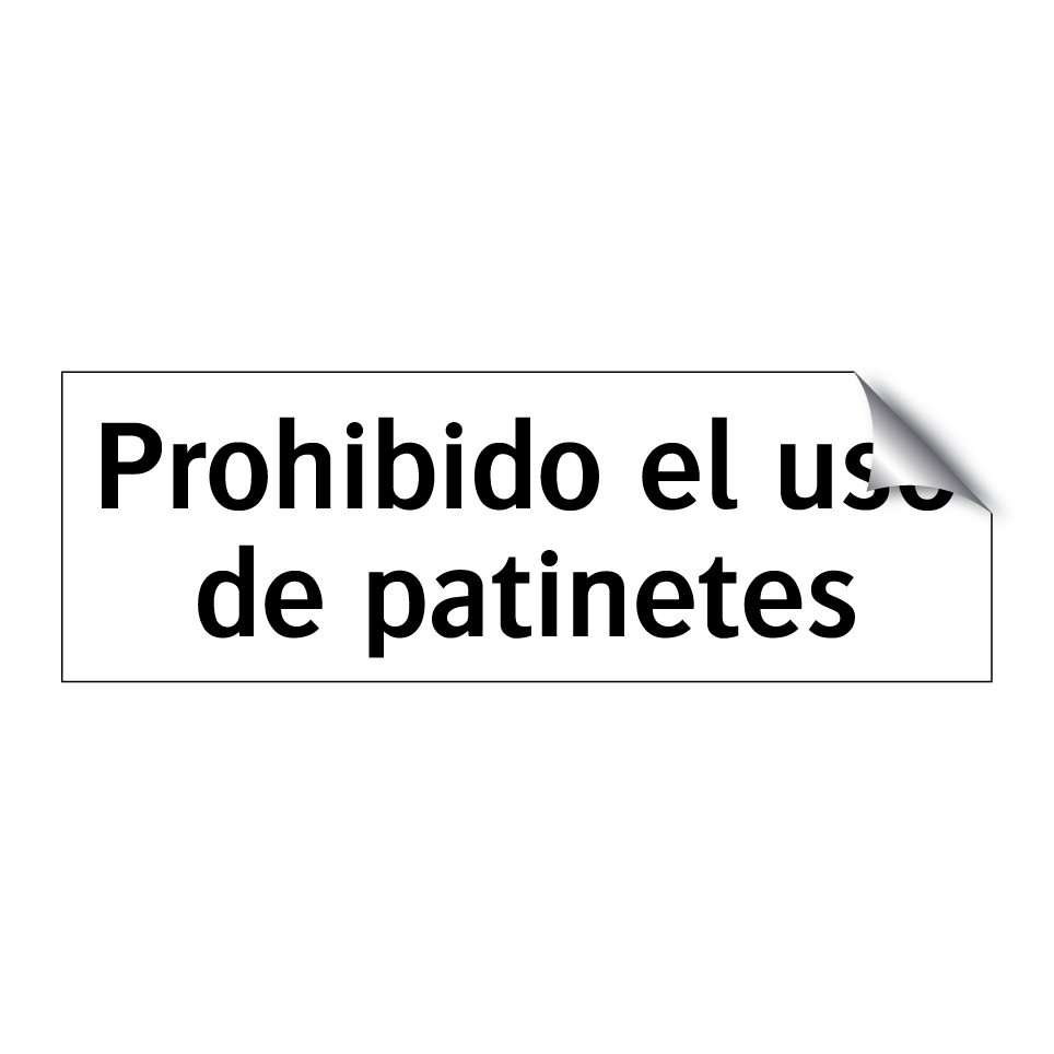 Prohibido el uso de patinetes