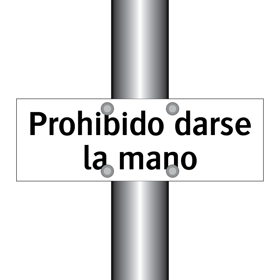Prohibido darse la mano