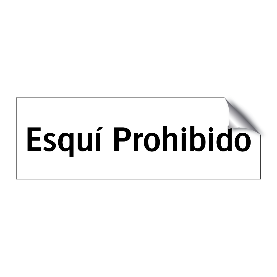 Esquí Prohibido