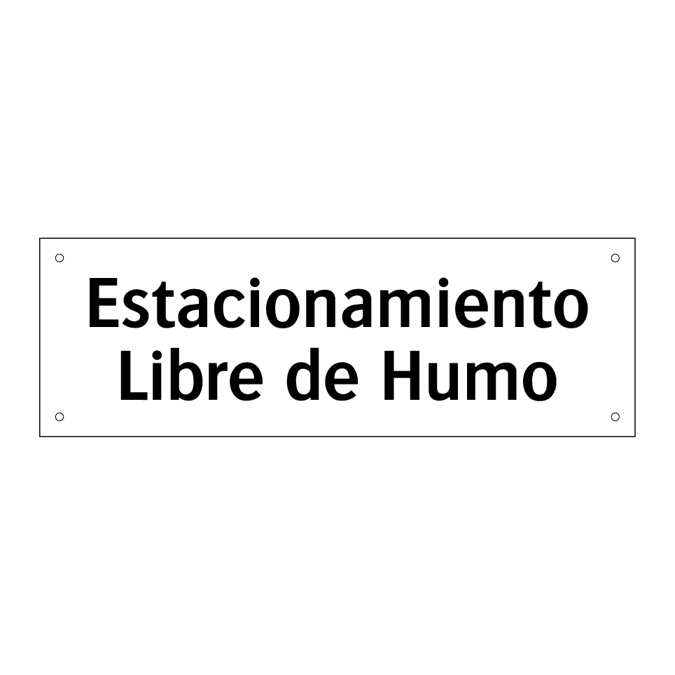 Estacionamiento Libre de Humo