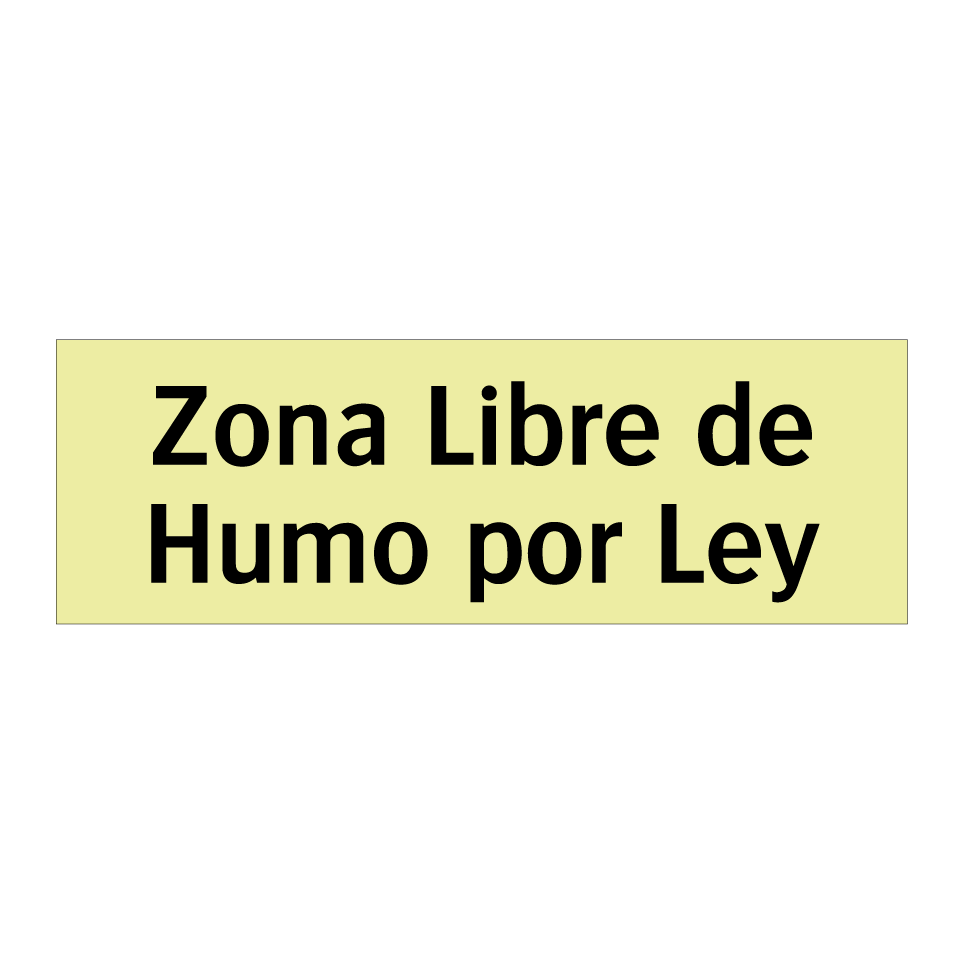 Zona Libre de Humo por Ley
