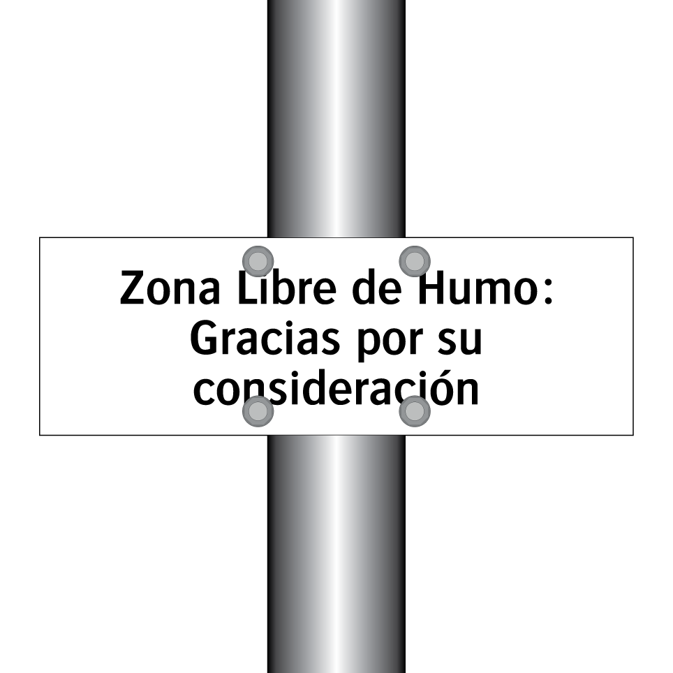 Zona Libre de Humo: Gracias por su consideración