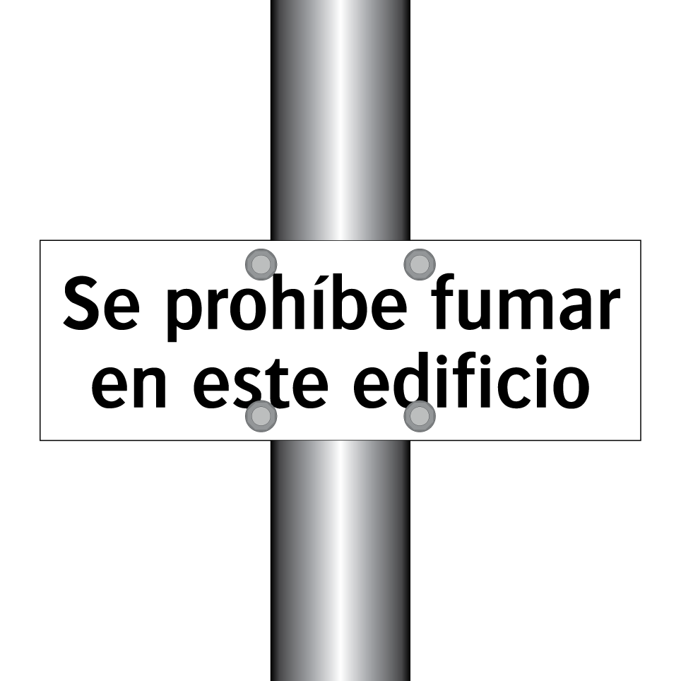Se prohíbe fumar en este edificio