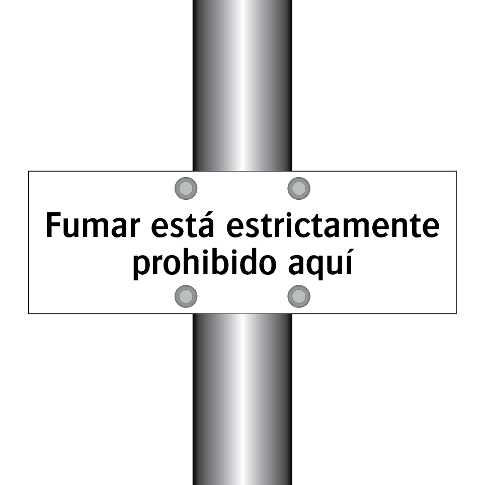 Fumar está estrictamente prohibido aquí
