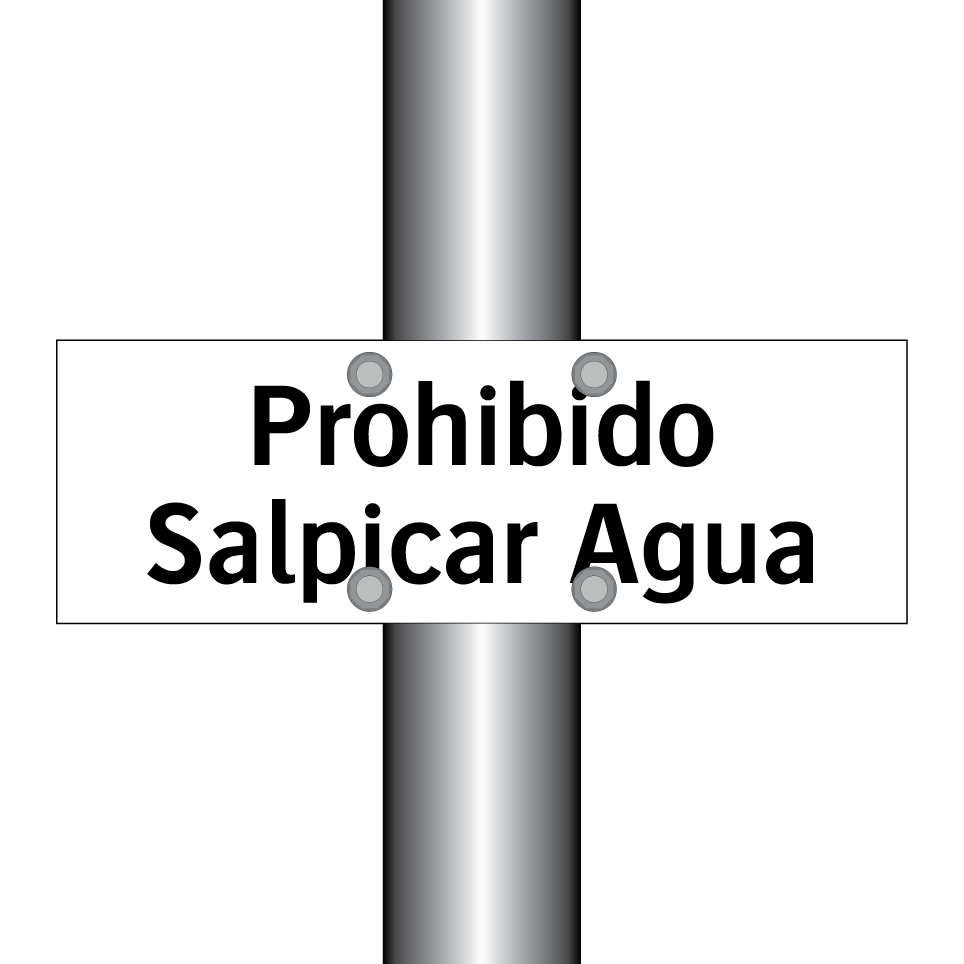 Prohibido Salpicar Agua